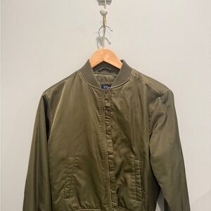 GAP Khaki Green Quilted Jacket